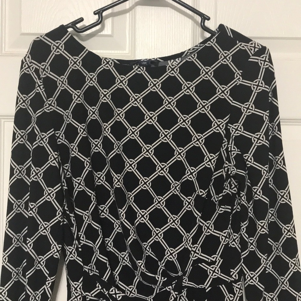 Chaps wrap-style dress